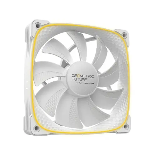 Alternative view of Geometric Future вентилатор Squama 2503R, REVERSE Fan, 120mm, ARGB, White