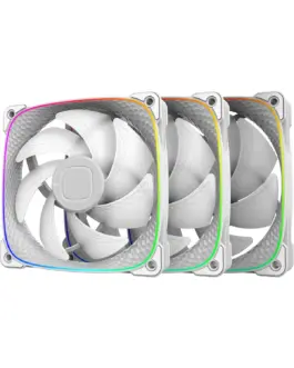 Geometric Future Комплект вентилатори Fan Pack 3-in-1 - Squama 2503W White