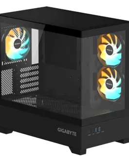 Alternative view of Кутия за компютър GIGABYTE C201 PANORAMIC + 3 ARGB Вентилатора