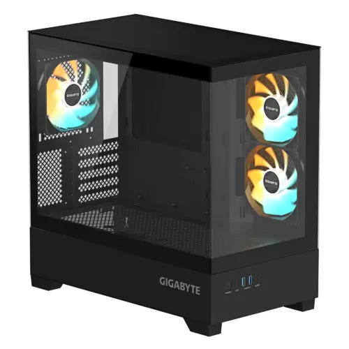 Alternative view of Кутия за компютър GIGABYTE C201 PANORAMIC + 3 ARGB Вентилатора