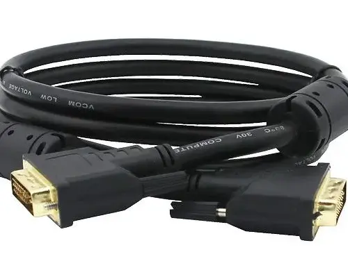 VCom Кабел DVI 24+1 Dual Link M / M +2 Ferrite - CG441GD-1.8m