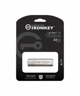 USB памет KINGSTON IronKey Locker+ 50 – 32GB XTS-AES 256-bit
