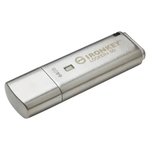Alternative view of USB памет KINGSTON IronKey Locker+ 50 - 64GB XTS-AES 256-bit