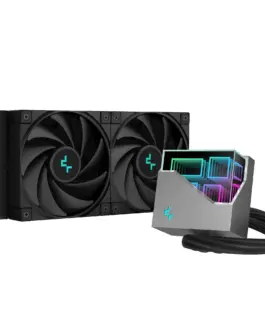 DeepCool водно охлаждане Water Cooling LT520 - Addressable RGB Infinity mirror design -