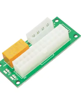 Makki Синхронизатор за две захранвания Mining ATX 24Pin to Molex 4Pin Dual PSU Power Supply Sync Starter -