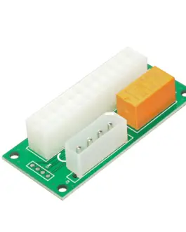 Alternative view of Makki Синхронизатор за две захранвания Mining ATX 24Pin to Molex 4Pin Dual PSU Power Supply Sync Starter - MAKKI-ADD2PSU