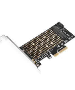 Alternative view of Makki Адаптер M2 SSD NVMe+SATA (M-key+B-key) to PCI Express 3.0 4x adapter - MAKKI-M2-PCIE-2X