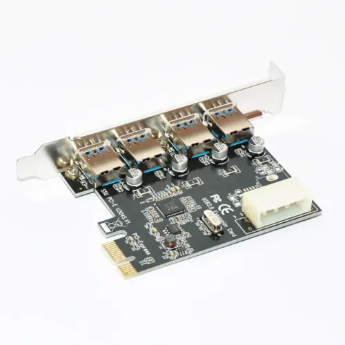 Alternative view of Makki PCI-E card 4 x USB3.0 port - MAKKI-PCIE-4XUSB30-V1