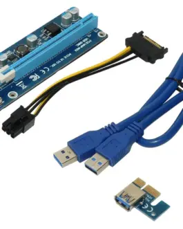 Makki Екстендер MAKKI Mining Riser PCI Express 1x to 16x - 270uf - MAKKI-SR135-270