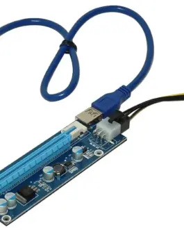 Alternative view of Makki Екстендер MAKKI Mining Riser PCI Express 1x to 16x - 270uf - MAKKI-SR135-270