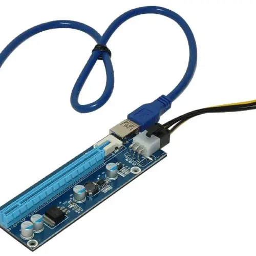 Alternative view of Makki Екстендер MAKKI Mining Riser PCI Express 1x to 16x - 270uf - MAKKI-SR135-270