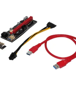 Makki Екстендер Mining Riser PCI Express 1x to 16x - 270uf - MAKKI-SR139-270