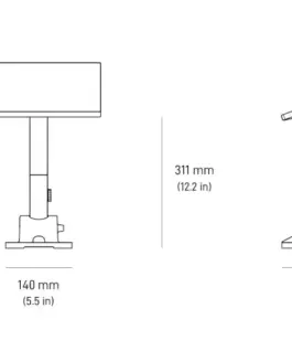 Alternative view of Стойка за покрив STARLINK acc. Mini Pivot Mount