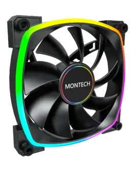 Montech вентилатор AX140 PWM Fan 140mm ARGB Black