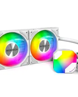 Montech водно охлаждане Hyper Flow ARGB 240 CPU Liquid Cooler White