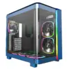 Montech кутия KING 95 Pro Dual Chamber Mid-tower Case 6 ARGB Fans 2 Front Panels Prussian