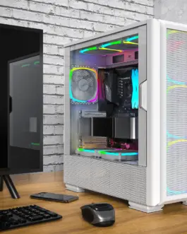 Alternative view of Montech кутия SKY TWO GX, Mid-tower Case, TG, 3x140mm ARGB Fans, White