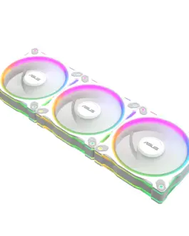 Комплект Вентилатори 3в1 ASUS PRIME MR120 ARGB Reverse White Edition