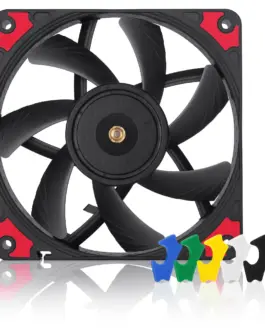 Noctua Вентилатор Fan 120x120x15mm NF-A12x15 PWM chromax.black.swap