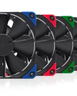 Alternative view of Noctua вентилатор Fan 120mm NF-F12 PWM Chromax.black.swap