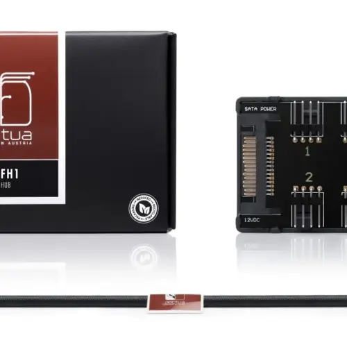 Noctua разклонител за вентилатори Fan Hub – 8 port PWM with SATA Power 5V/12V –