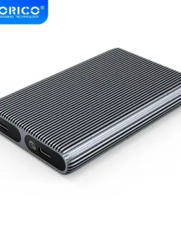 Alternative view of Orico външна кутия за диск Storage - Case - M.2 NVMe Dual-Bay - USB-C 10Gbps, Aluminium - AM2C3-2N-GY