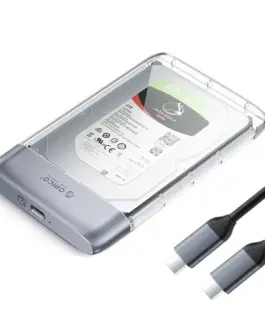 Orico външна кутия за диск Storage - Case - 2.5 inch 5Gbps USB-C Transparent -