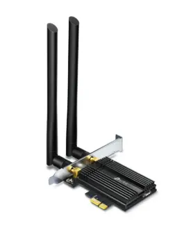 2-лентов Bluetooth 5.0 Wi-Fi6 PCIe адаптер TP-Link Archer TX50E AX3000