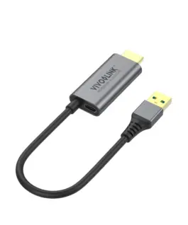АДАПТЕР VIVOLINK HDMI & USB-A to USB-C - Black - PN PROADHDMI