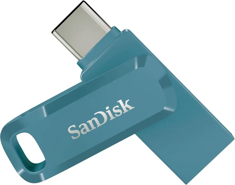 SanDisk Флаш памет 256Gb Ultra Drive Go USB-C Type-C BLUE
