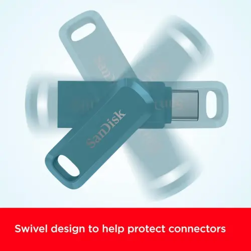 Alternative view of SanDisk Флаш памет 256Gb Ultra Drive Go USB-C Type-C, BLUE