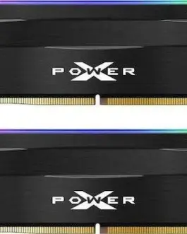 Памет за компютър Silicon Power XPOWER Zenith RGB Black 32GB(2x16GB) UDIMM DDR5 6000MHz
