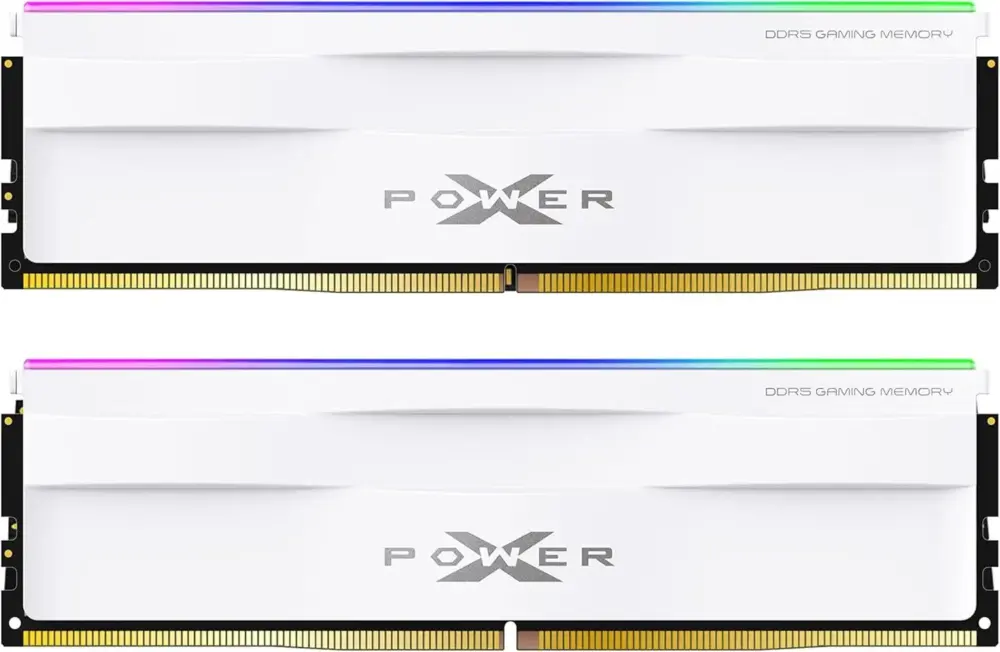 Памет за компютър Silicon Power XPOWER Zenith RGB White 32GB(2x16GB) UDIMM DDR5 6000MHz