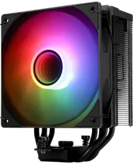 Alternative view of Thermalright охладител CPU Cooler Assassin Spirit 120 Vision A-RGB Black - LCD Display, Infinity Mirror