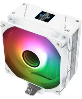 Thermalright охладител CPU Cooler Assassin Spirit 120 Vision A-RGB White - LCD Display Infinity