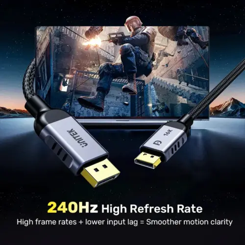 Unitek кабел Display Port 2.1 DP M / M – 8K@120Hz