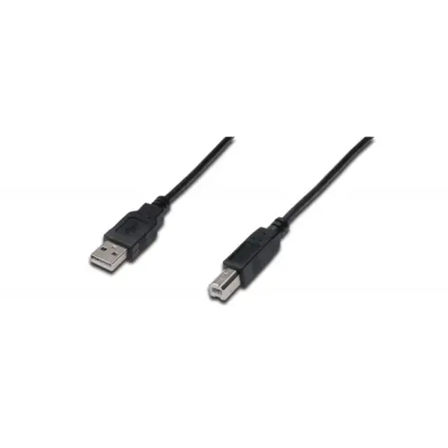КАБЕЛ USB DIGITUS - USB 2.0  to USB-B - 5m - Black - PN AK-300105-050-S