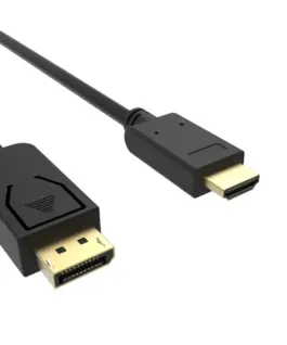 VCom Кабел Display Port M / HDMI M - 4K 60Hz - CG609-1.8m
