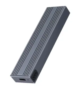 VCom външна кутия за диск Storage Case - M.2 NVMe M/B key - 10Gbps USB3.1 Type-C/A -