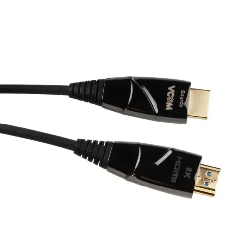 Alternative view of VCom активен оптичен кабел Active Optical Cable HDMI V2.1 M/M 30m - D3743-30.0m