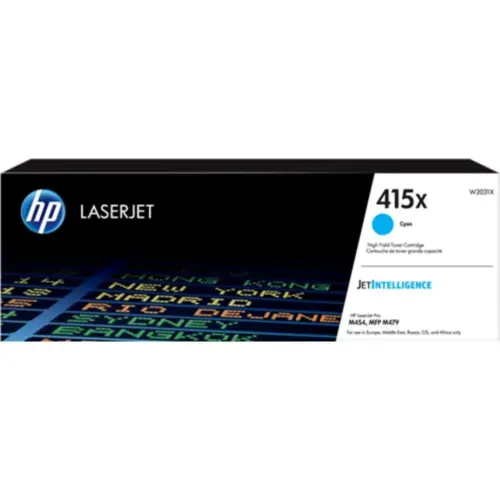 КАСЕТА ЗА HP Color Laserjet PRO M454/MFP M479 - Cyan - /415X/ - PN W2031X