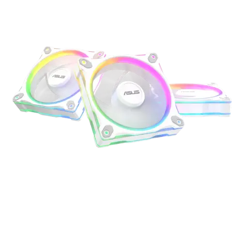 Alternative view of Комплект Вентилатори 3в1 ASUS PRIME MR120 ARGB Reverse White Edition