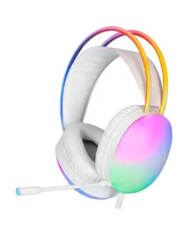 Xtrike ME геймърски слушалки Gaming Headphones GH-511 - 50mm RGB White