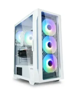 Zalman кутия Case ATX - I3 NEO TG White - aRGB Tempered Glass