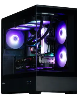 Zalman кутия Case mATX - P30 Black - aRGB Tempered Glass