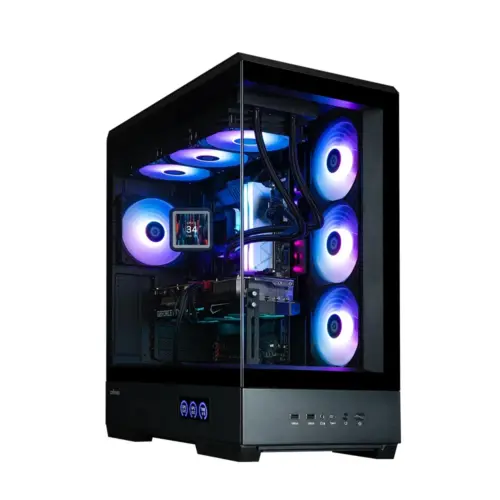 Zalman кутия Case ATX - P50 DS Black - Digital Display Addressable RGB
