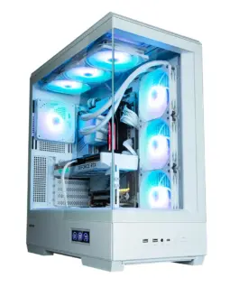 Zalman кутия Case ATX - P50 DS White - Digital Display Addressable RGB