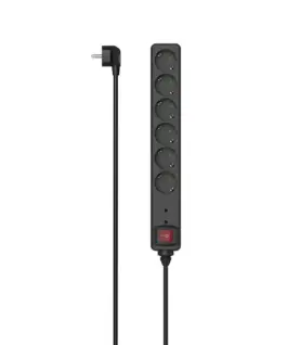 HAMA Разклонител 6 гнeзда със защита от пренапрежение