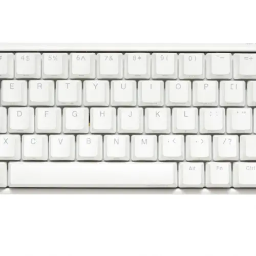 Alternative view of Геймърскa механична клавиатура Ducky One 3 Pure White SF 65%, Hotswap Cherry MX Clear, RGB, PBT Keycaps
