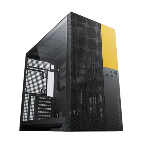 Geometric Future кутия Case EATX - Model 5 Vent Black/Yellow